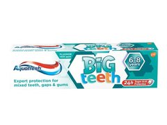 Aquafresh Big Teeth 6-8 ani pasta dinti copii 50ml